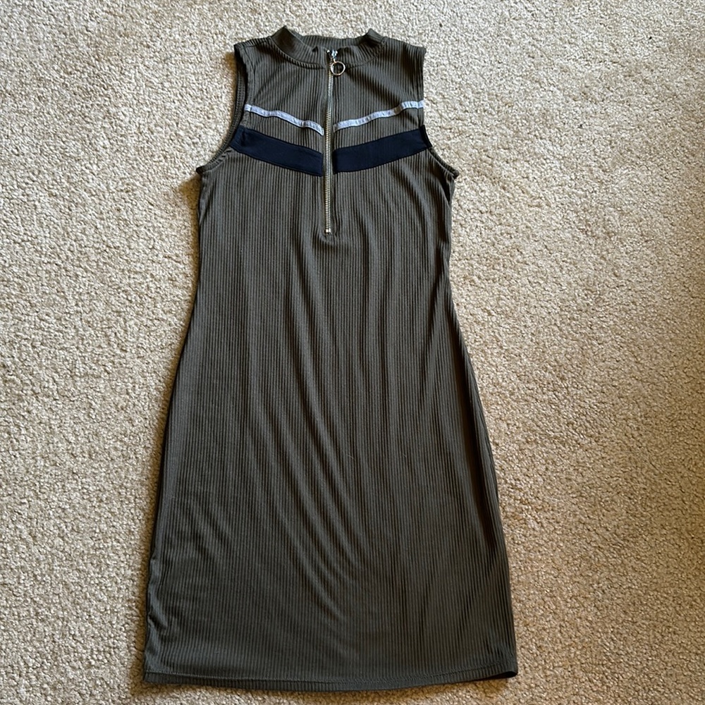 No Boundaries Half Zip Up Dress